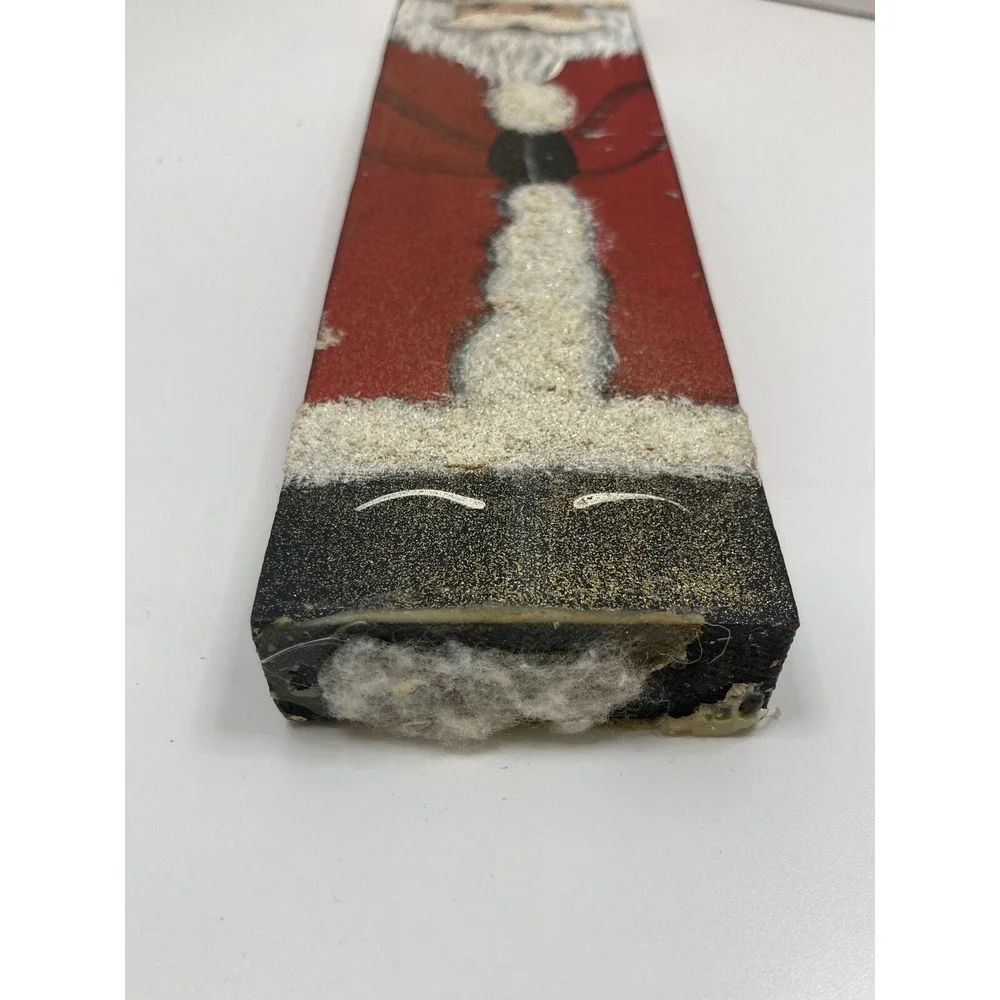 Handmade Painted‎ Wooden Santa Shelf Leaner Decor Primitive Country Folk Art 10